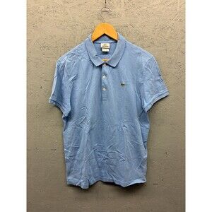 Lacoste Blue Short Sleeve Polo Shirt‎ Men's Size 6